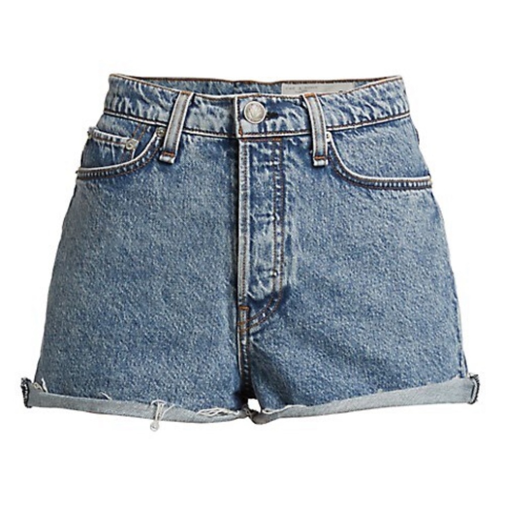 Rag & bone Maya High Rise Denim Shorts